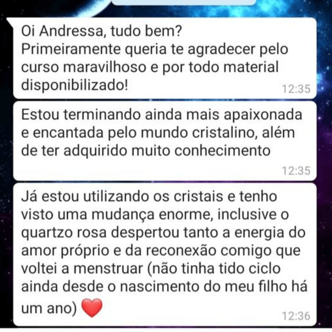 Depoimento de aluna