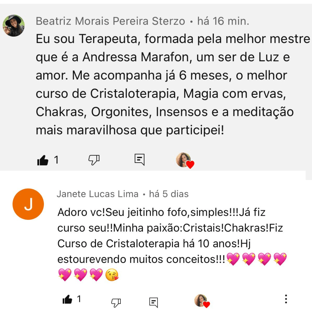 Depoimento de aluna